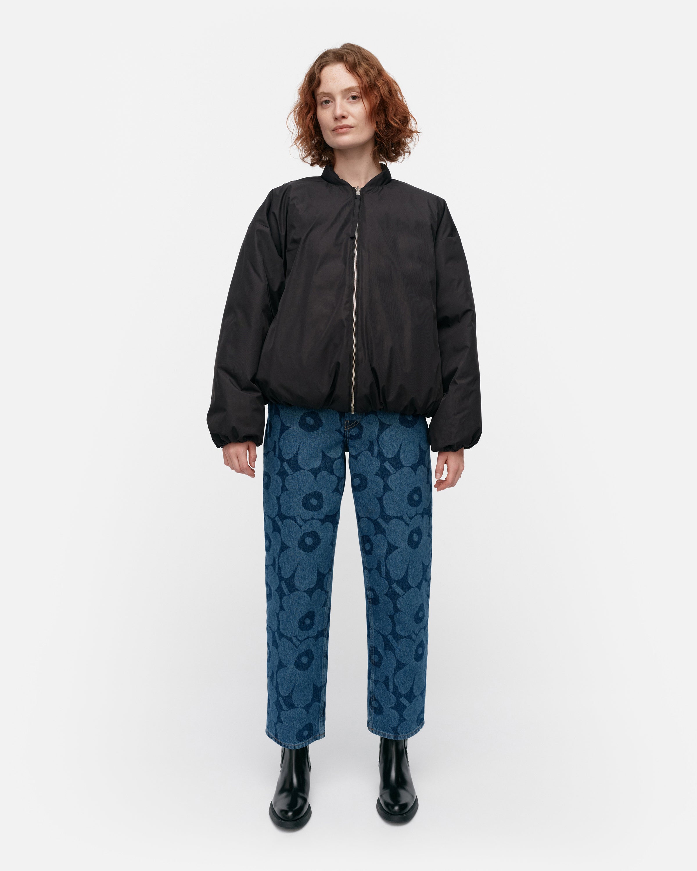 BOMBERI UNIKKO REVERSIBLE LIGHTWEIGHT PADDED JACKET 68CM