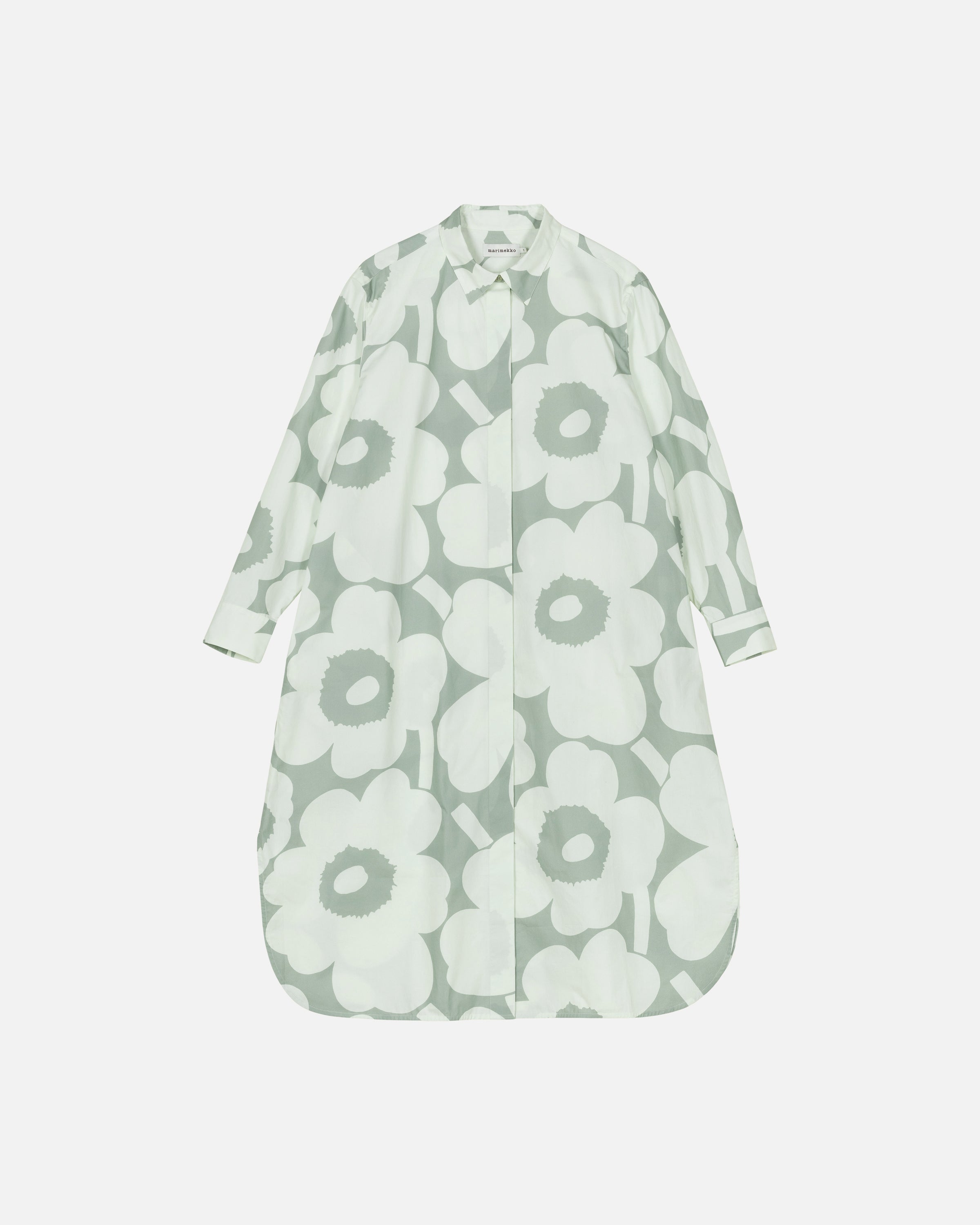 UNIKKO RUNOELMA COTTON POPLIN SHIRT DRESS 117CM | MARIMEKKO