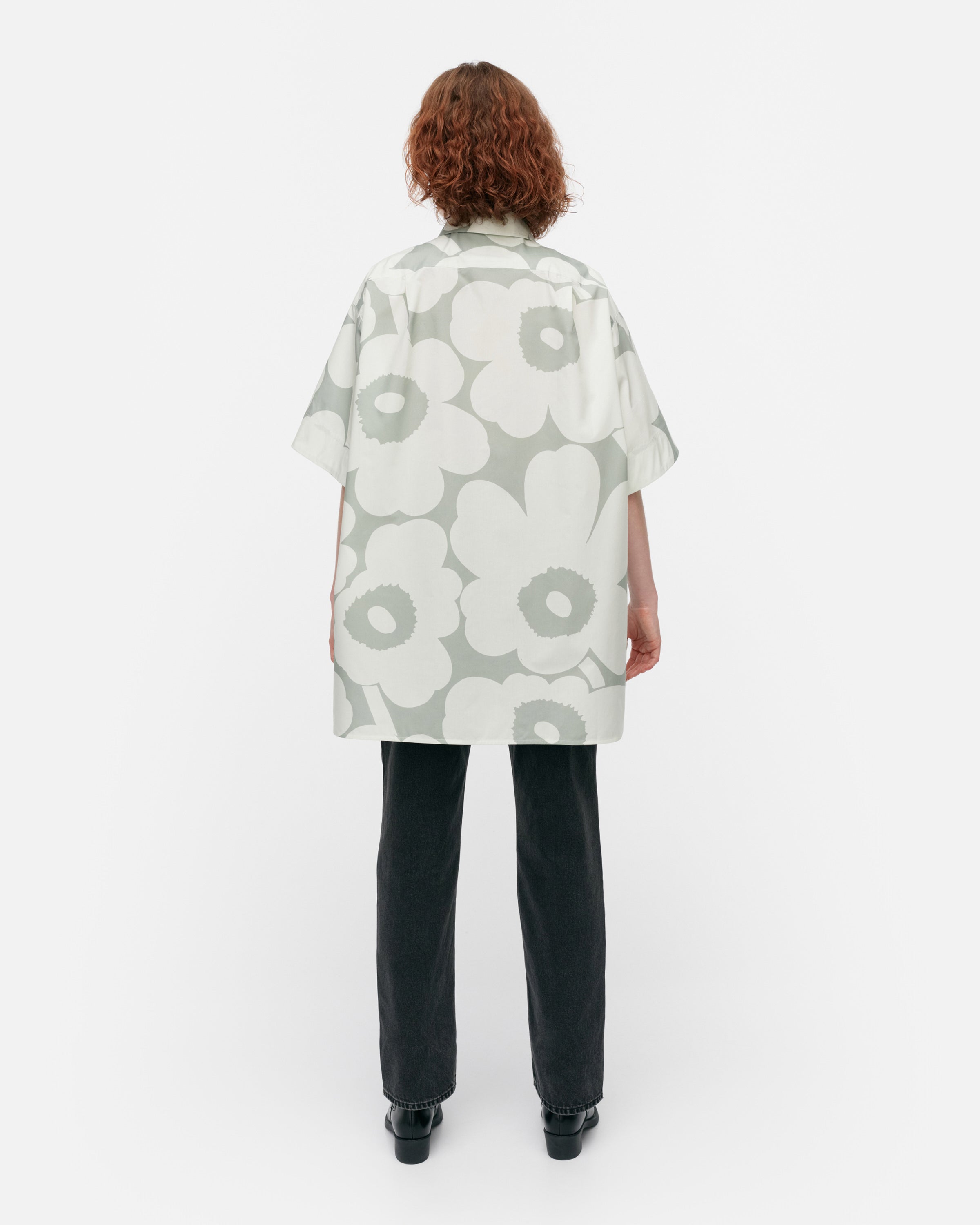 Nila Short Sleeve Unikko Cotton Poplin Shirt