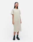Kioski Tasaraita Oversized Jersey Dress