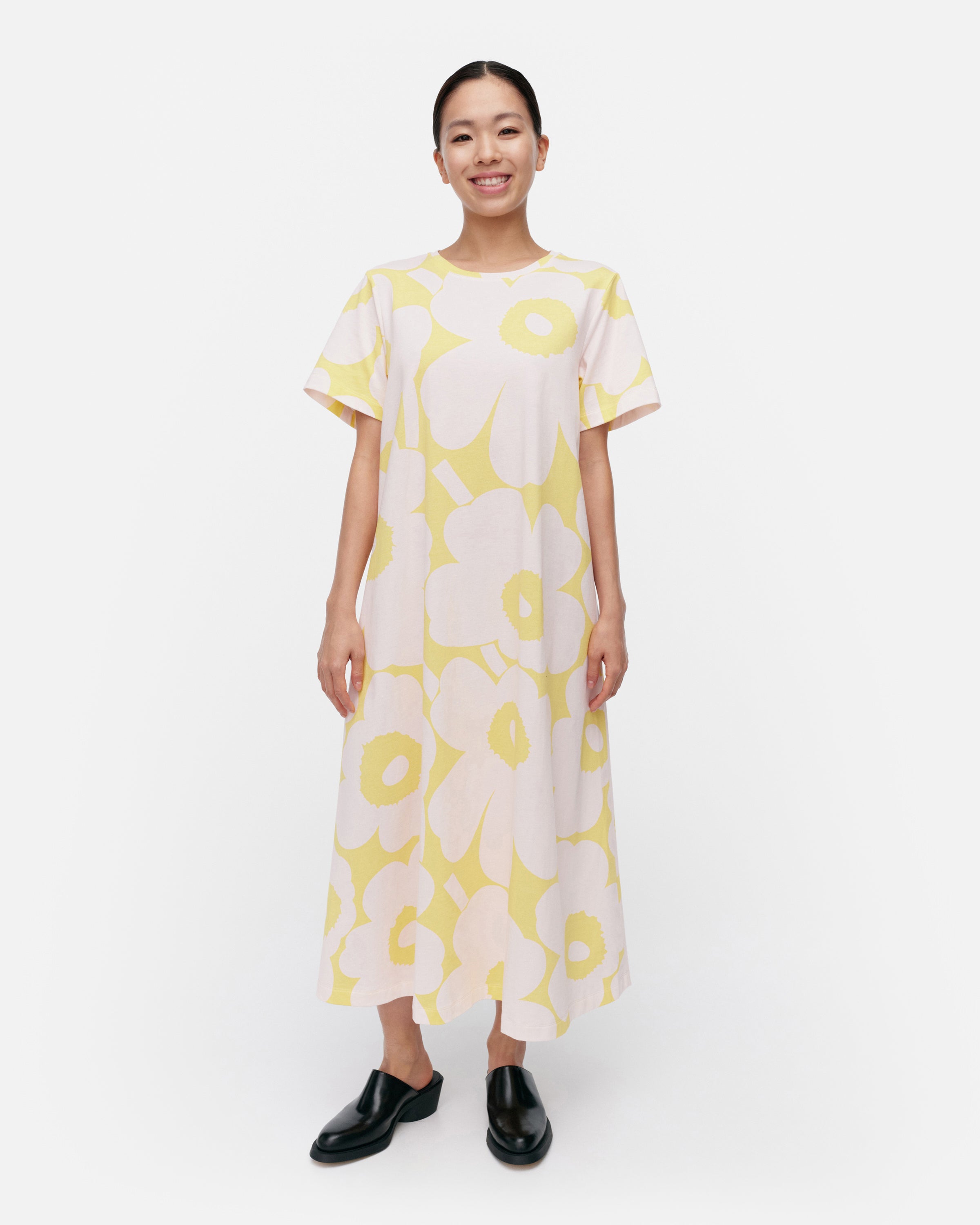 Pisteinen Unikko Jersey Dress Short Sleeve 118cm
