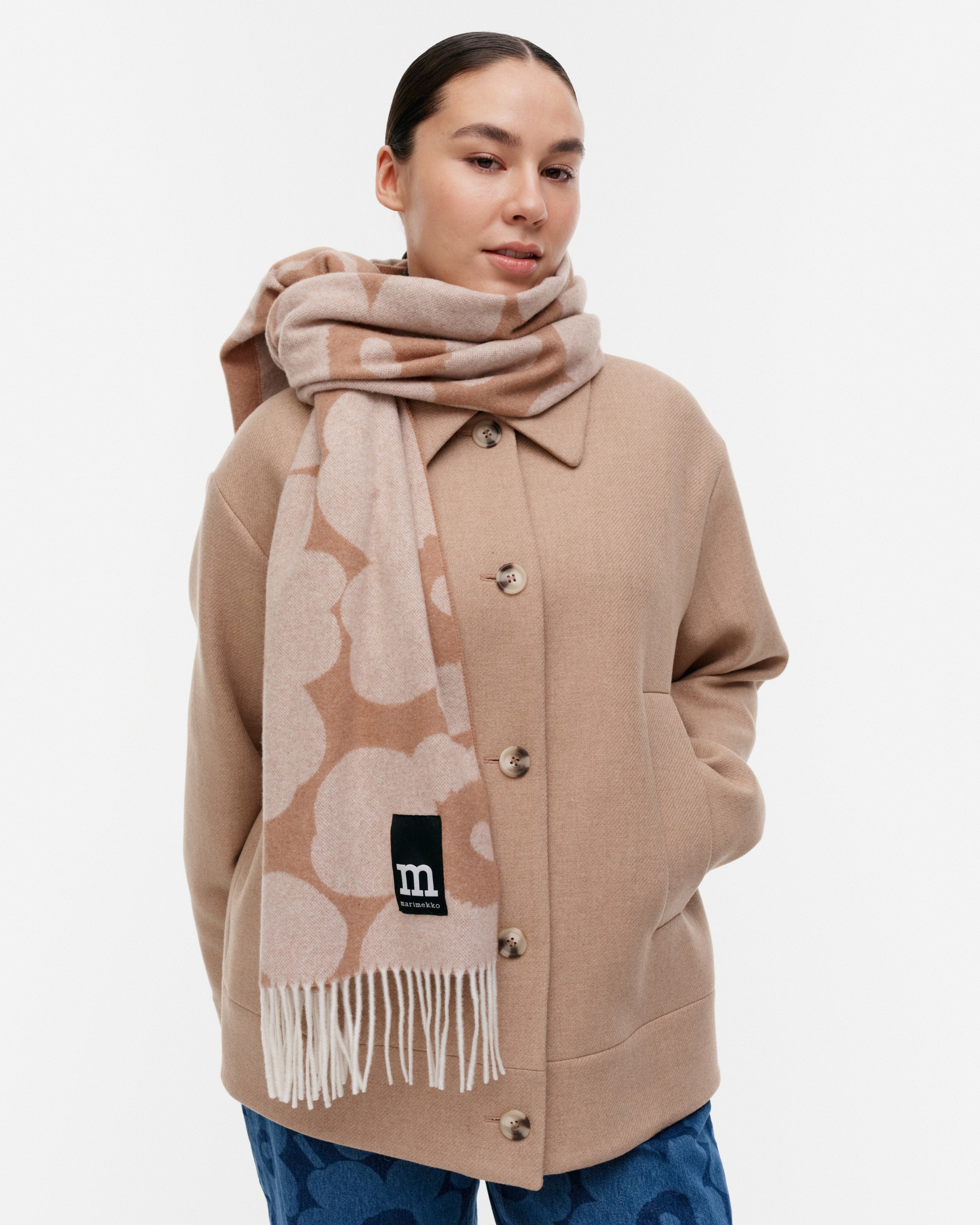 Ovlin Unikko Cashmere Wool Scarf 180X45cm