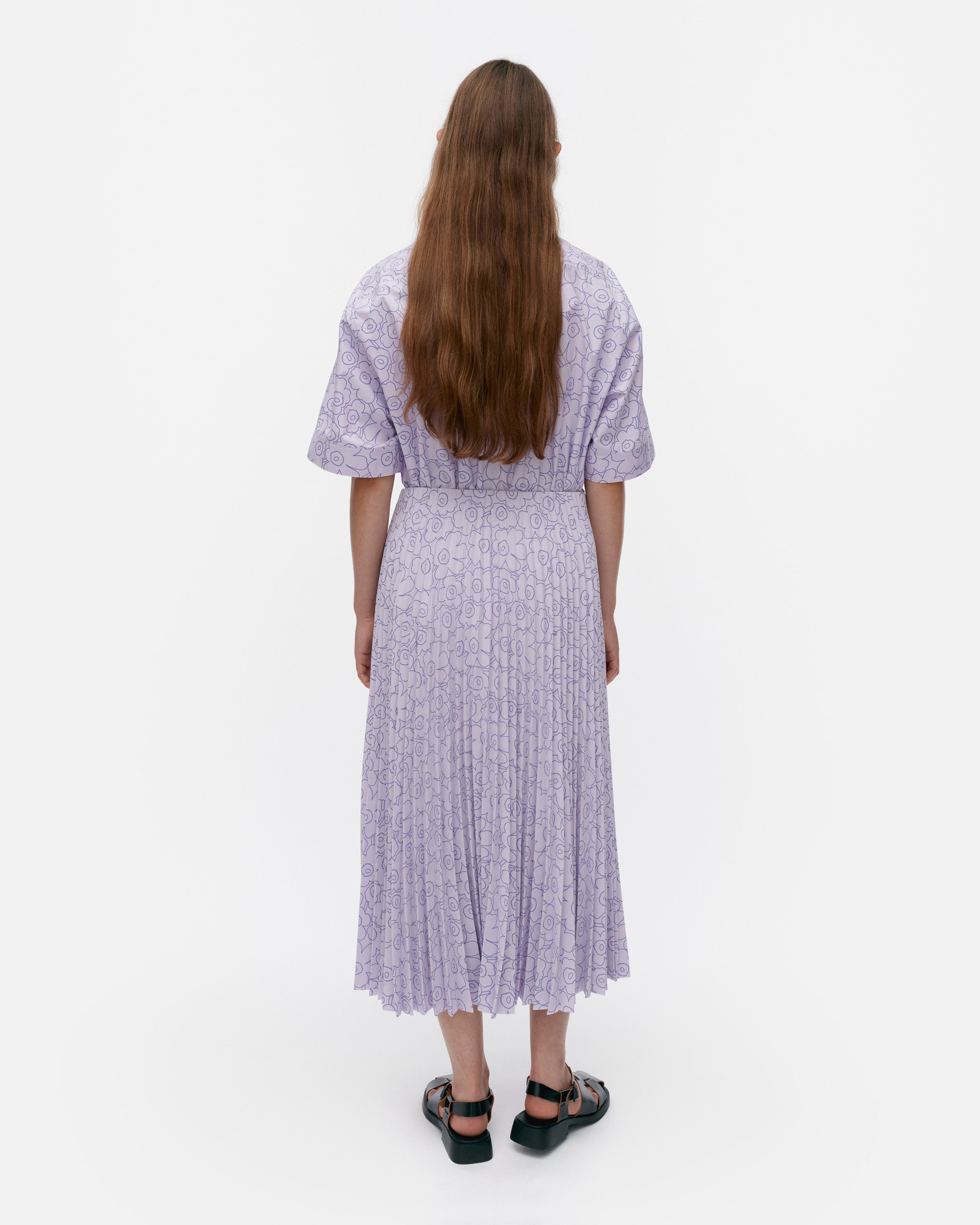 Myy Outline Unikko Pleated Skirt 83.5cm