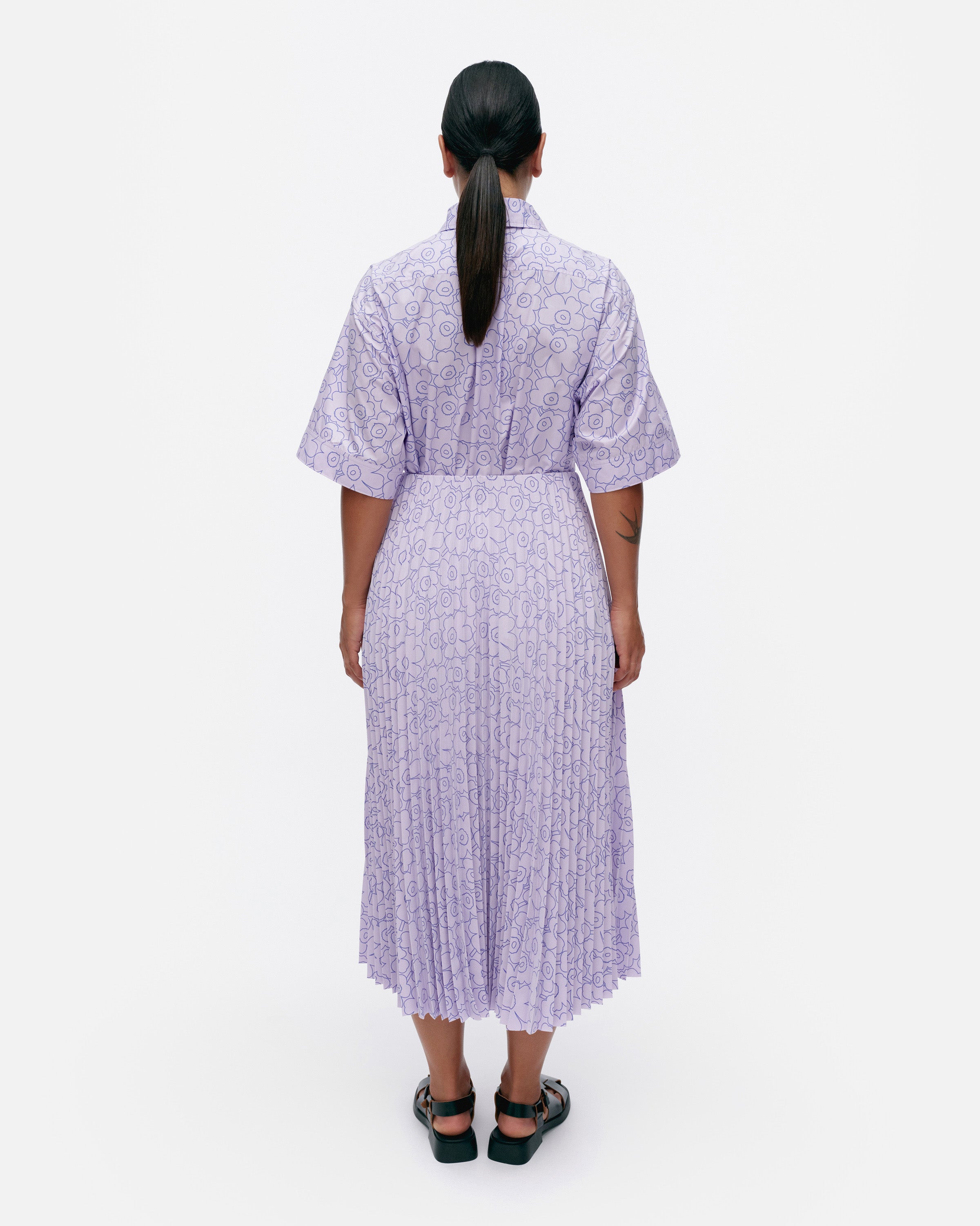 Myy Outline Unikko Pleated Skirt 83.5cm