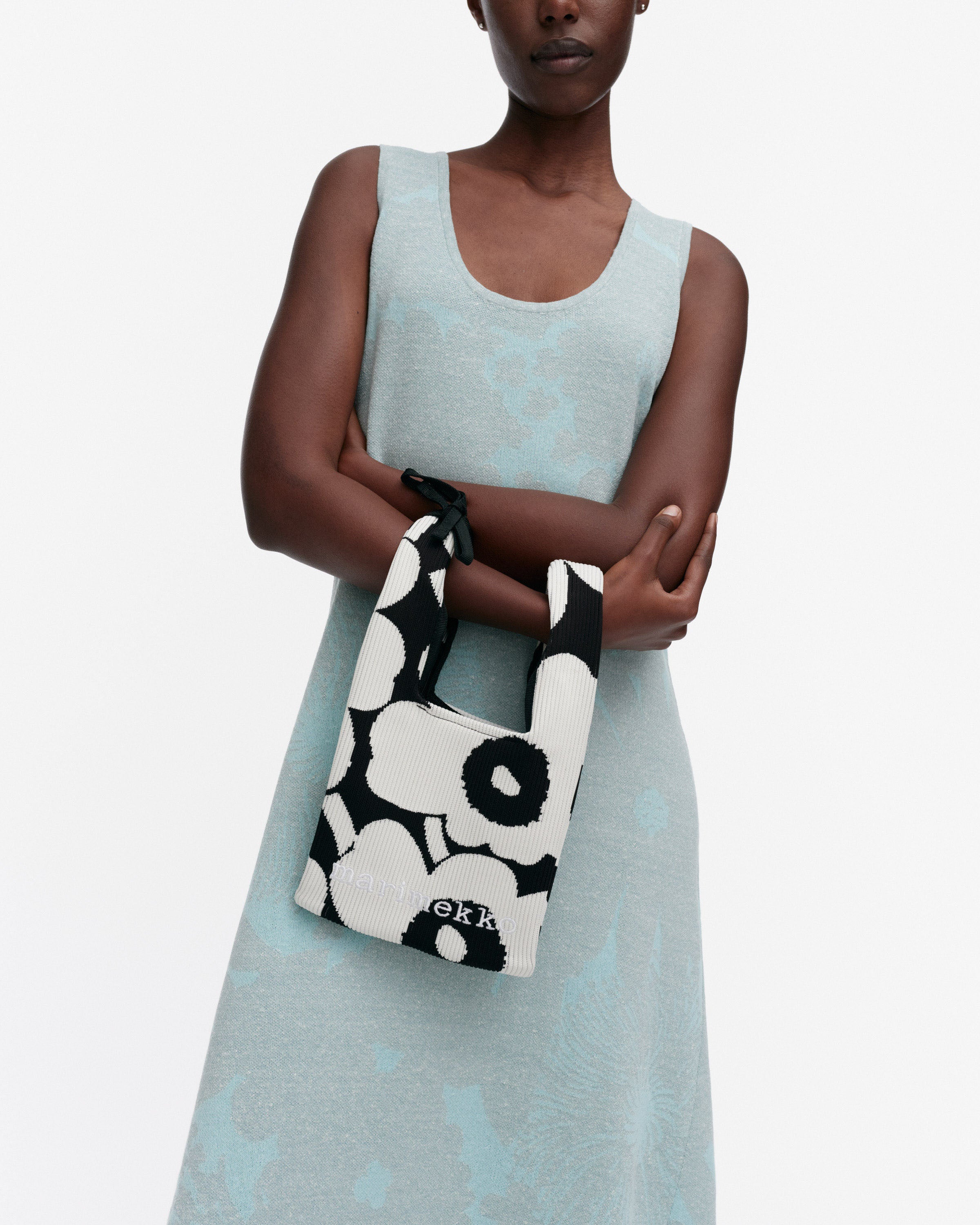 UNIKKO KNITTED MINI TOTE BAG 18X18X12CM | MARIMEKKO – SIDEFAME