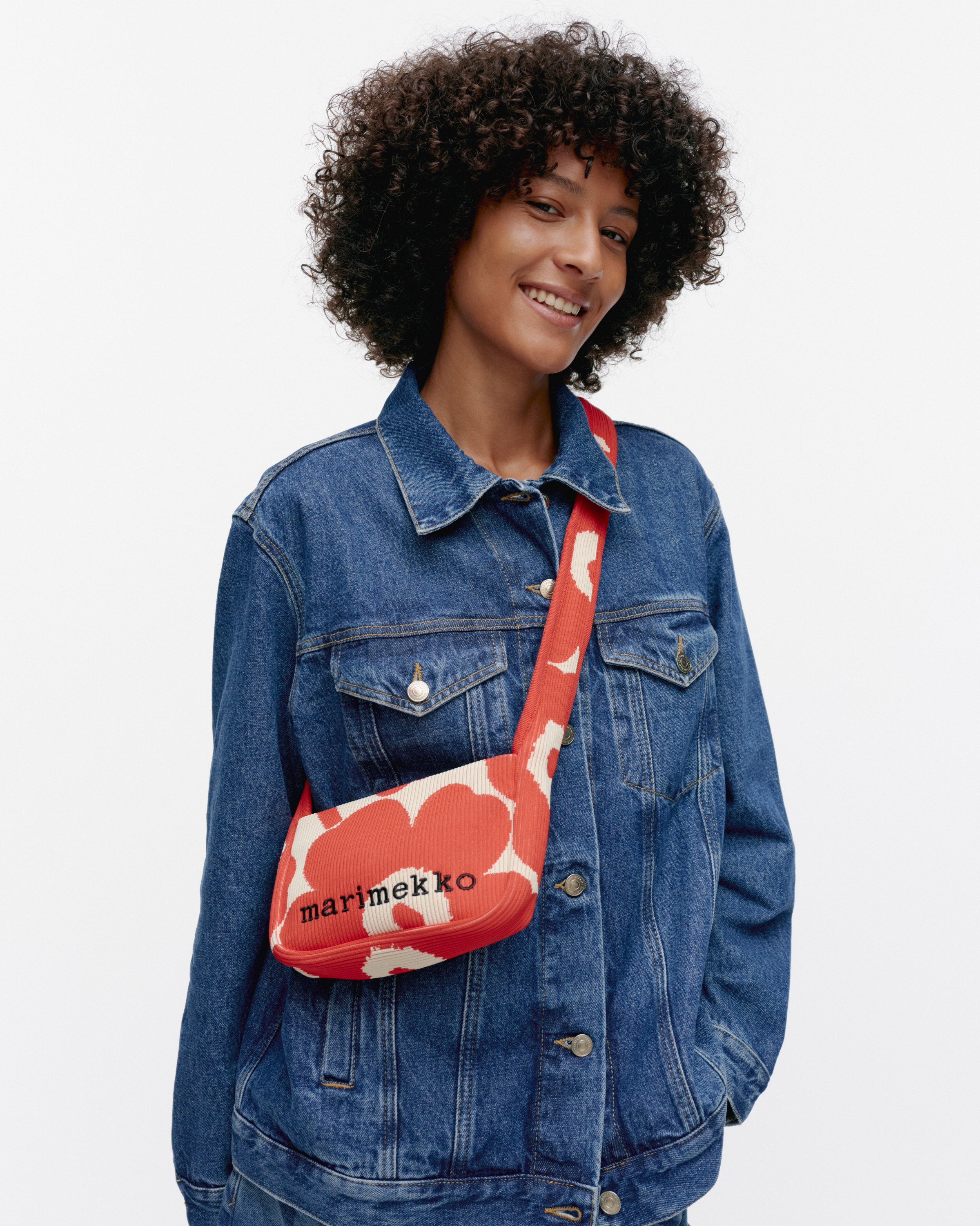 バッグ marimekko Knitted Shoulderbag Unikko MarimekkoKnittedBagLargeUnikko