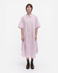 Popliini Outline Unikko Shirt Dress 120cm