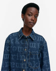 Maridenim Vaihe Logo Denim Shirt Jacket
