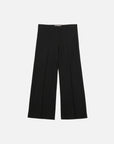 Notkea Solid Viscose Wool Trousers