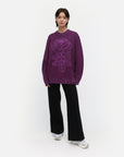 Kioski Vihkiruusu Ruusut Knitted Wool Long Sleeve Top 72cm