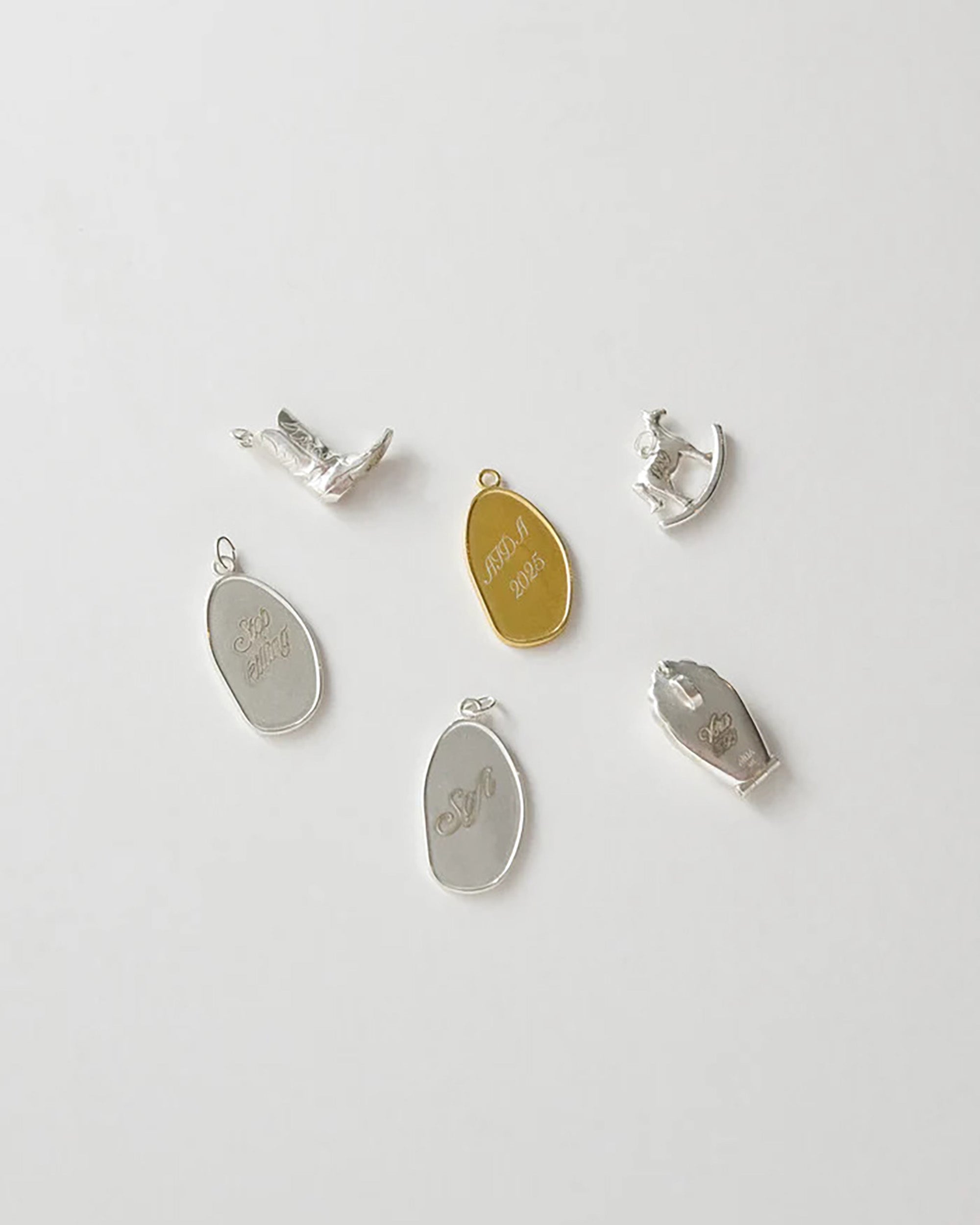 AIDA IMPACT Bigger Boot Silver Necklace