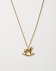 AIDA IMPACT Rocking Horse Gold Plated Necklace