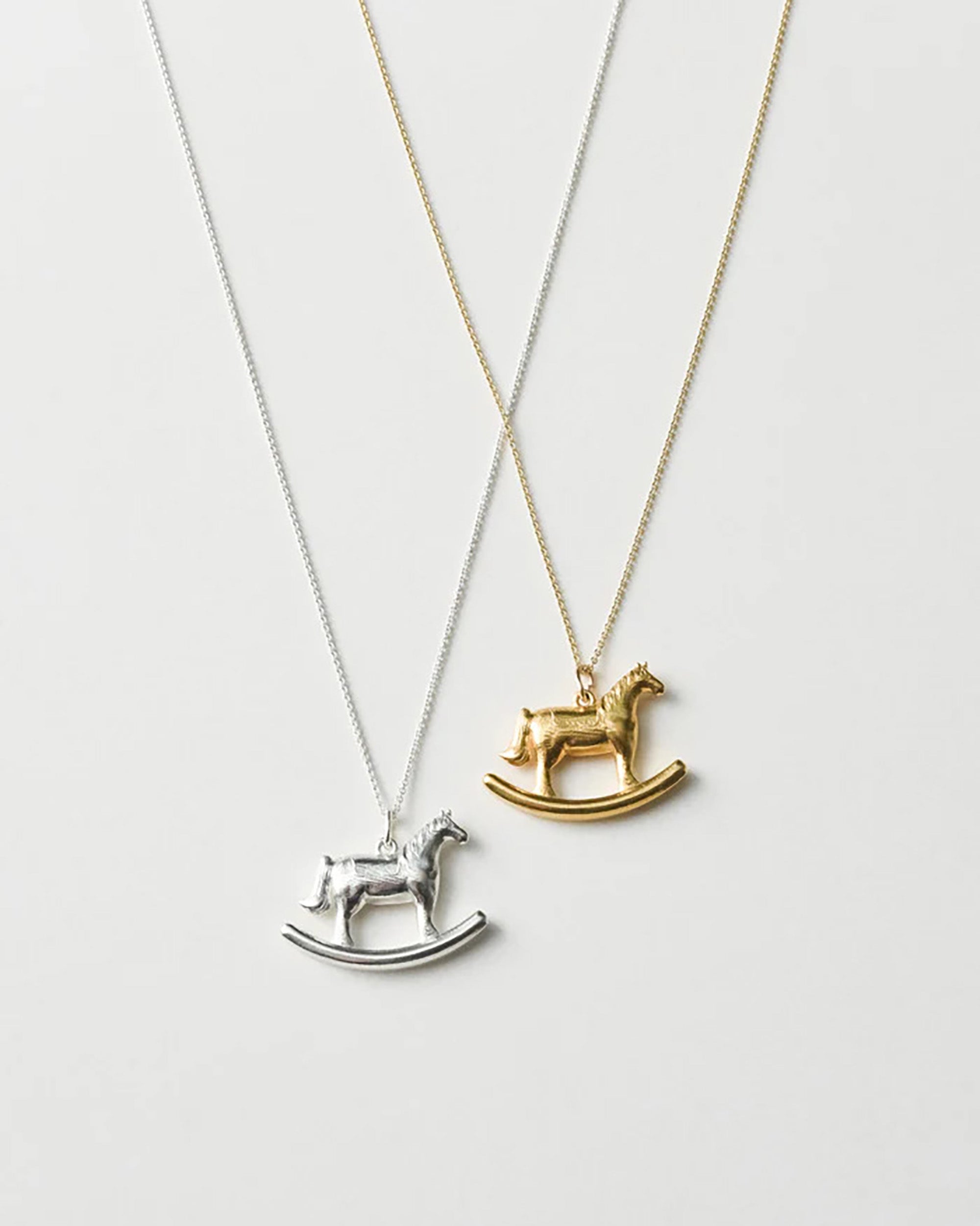 AIDA IMPACT Rocking Horse Gold Plated Necklace