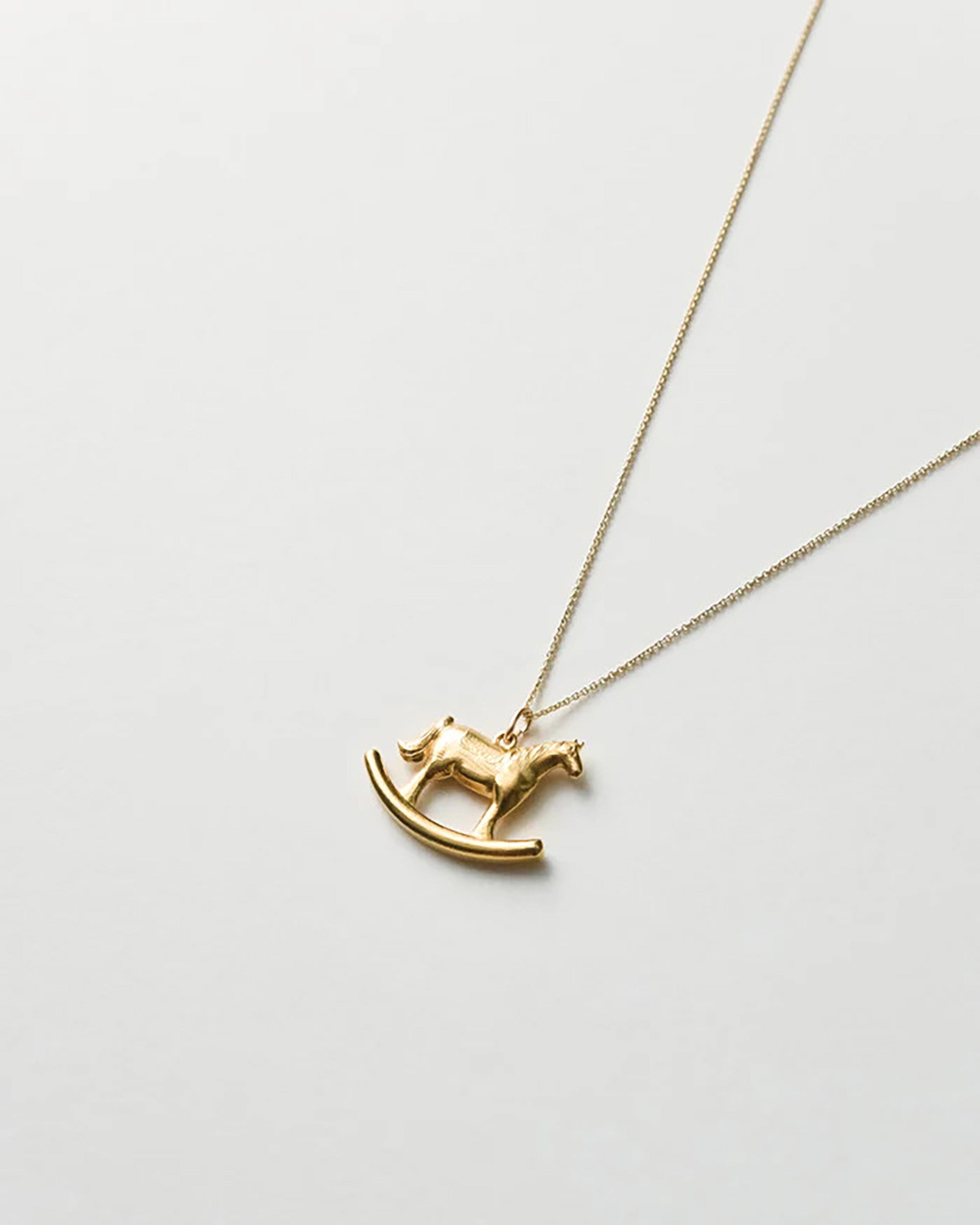 AIDA IMPACT Rocking Horse Gold Plated Necklace