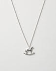 AIDA IMPACT Rocking Horse Silver Necklace