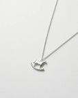 AIDA IMPACT Rocking Horse Silver Necklace