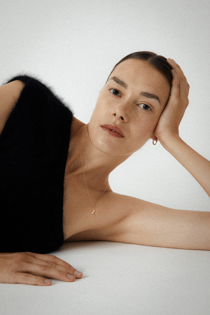 AIDA IMPACT Bigger Boot Mini 14K Gold Necklace