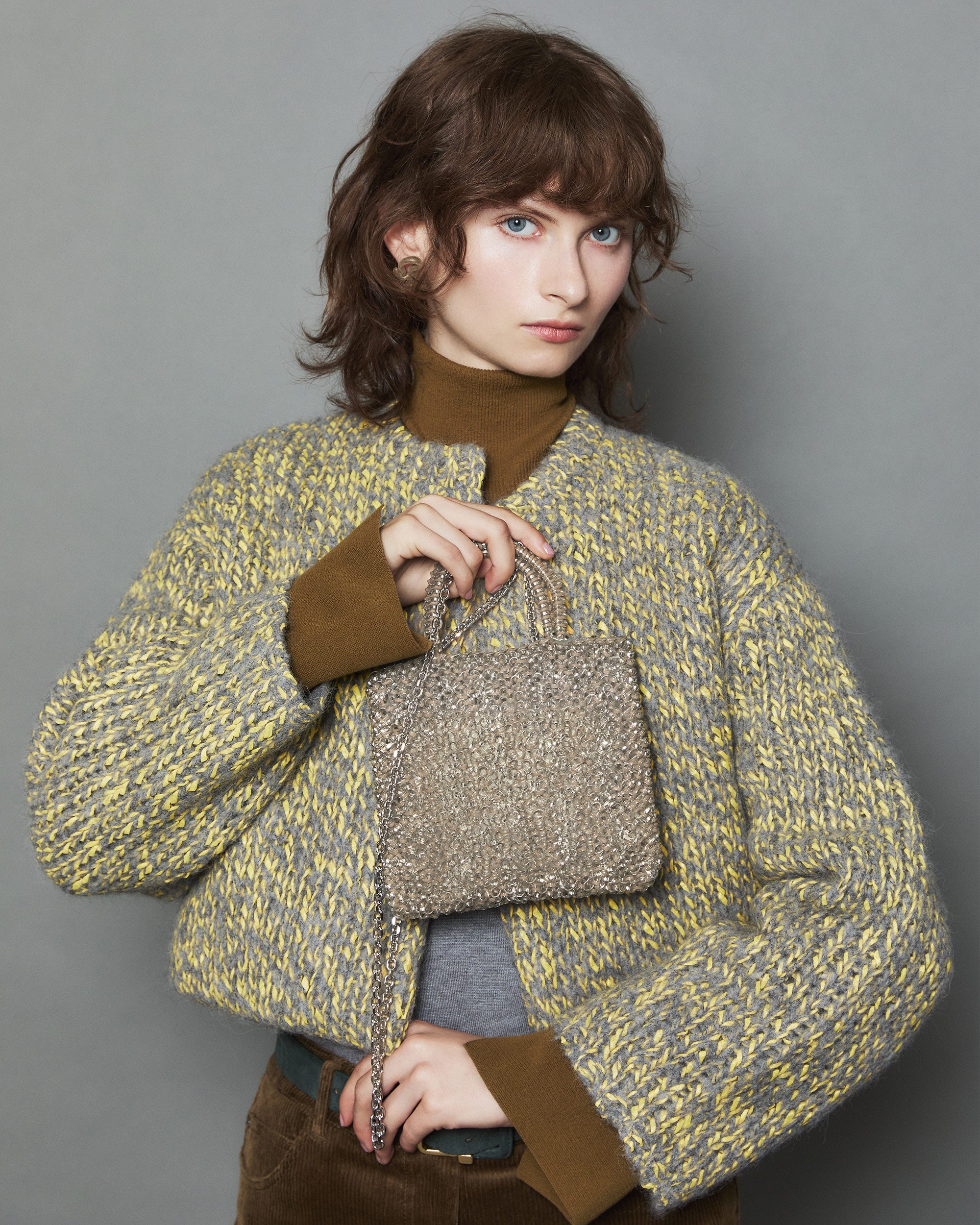 Maglia Imbottita Cardigan