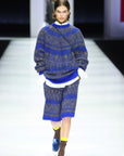 IZUMI KATO Fair Isle Spazzolato Shorts