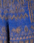 IZUMI KATO Fair Isle Spazzolato Shorts