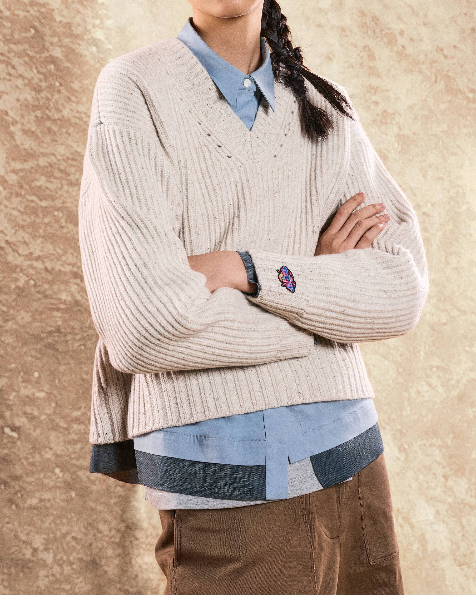 Motivo Mid-Gauge Wool Pullover