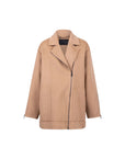 Lana Doppio Con Maglia Coat