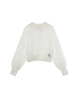 BOUSSOLE Pointelle Lace 2 Way Cardigan