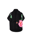 BOUSSOLE 2 Way Jacquard Floral Bolero Cardigan