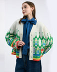 BOUSSOLE Colorful Knit Cardigan