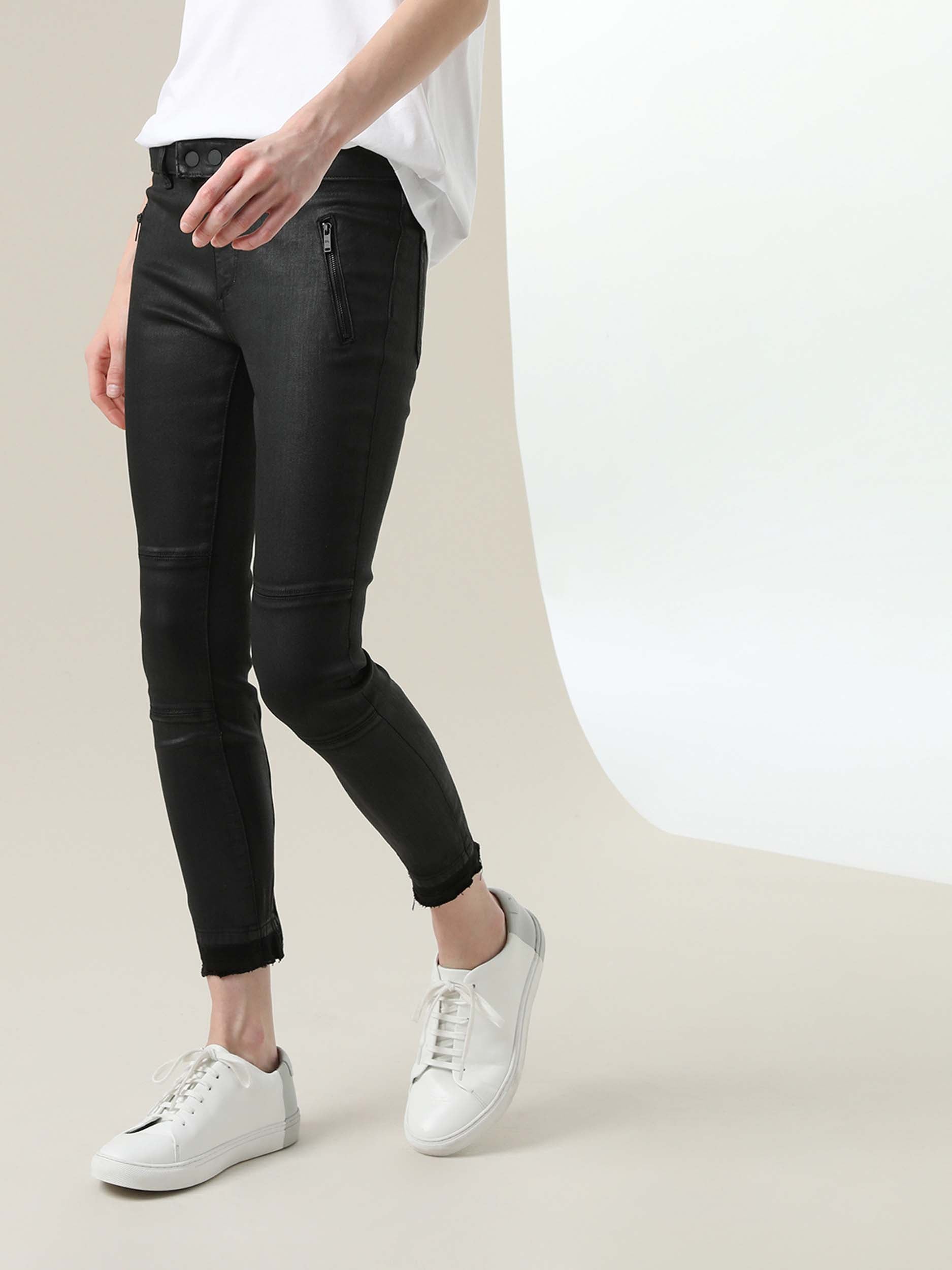 DL1961 Florence Cropped Low-Rise Skinny Jeans