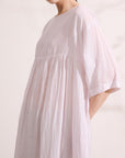 PAS DE CALAIS Tencel Ramie Crystal Dye Dress