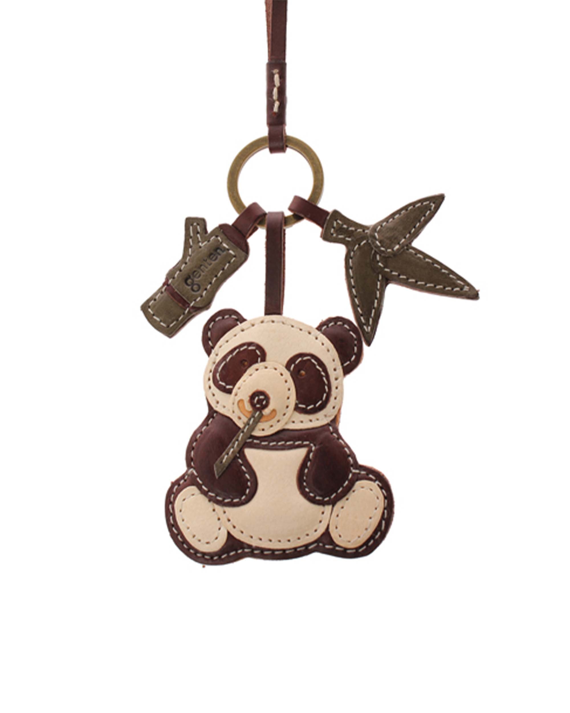 GENTEN Exciting Charm Panda Leather Charms