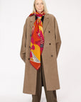 Inoui Editions Etole 100 Tribu Orange Scarf