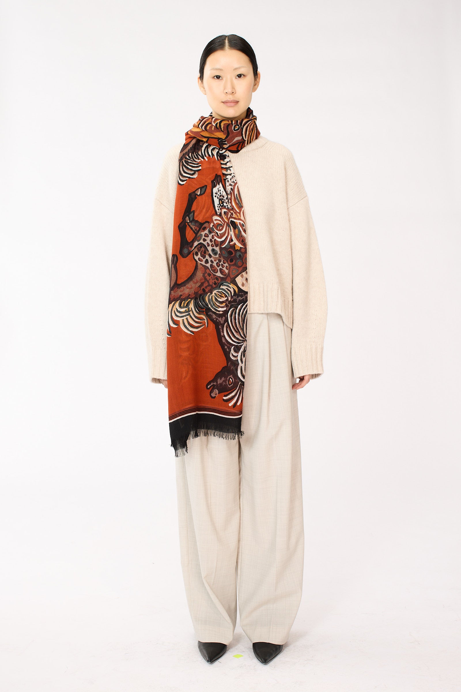 Inoui Editions Etole 80 Western Squirrel Scarf