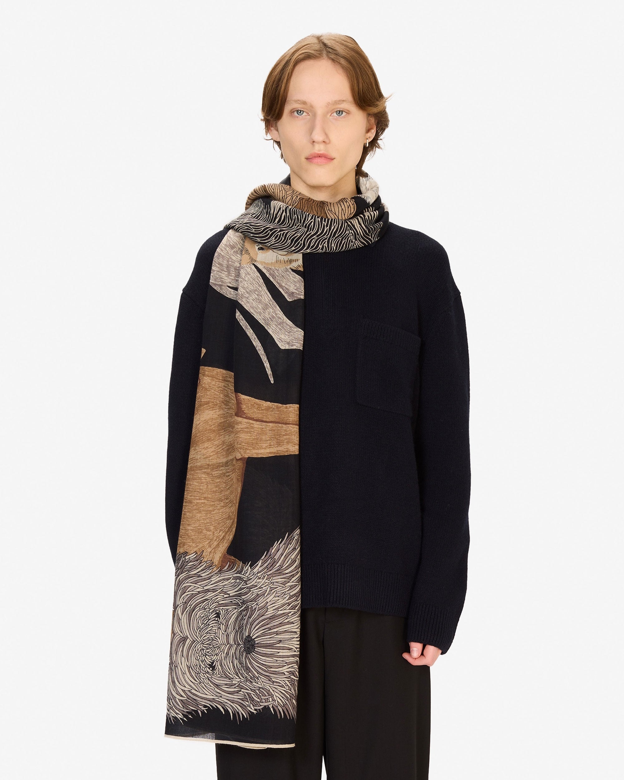 Inoui Editions Etole 100 Toutou Black/Noir Scarf