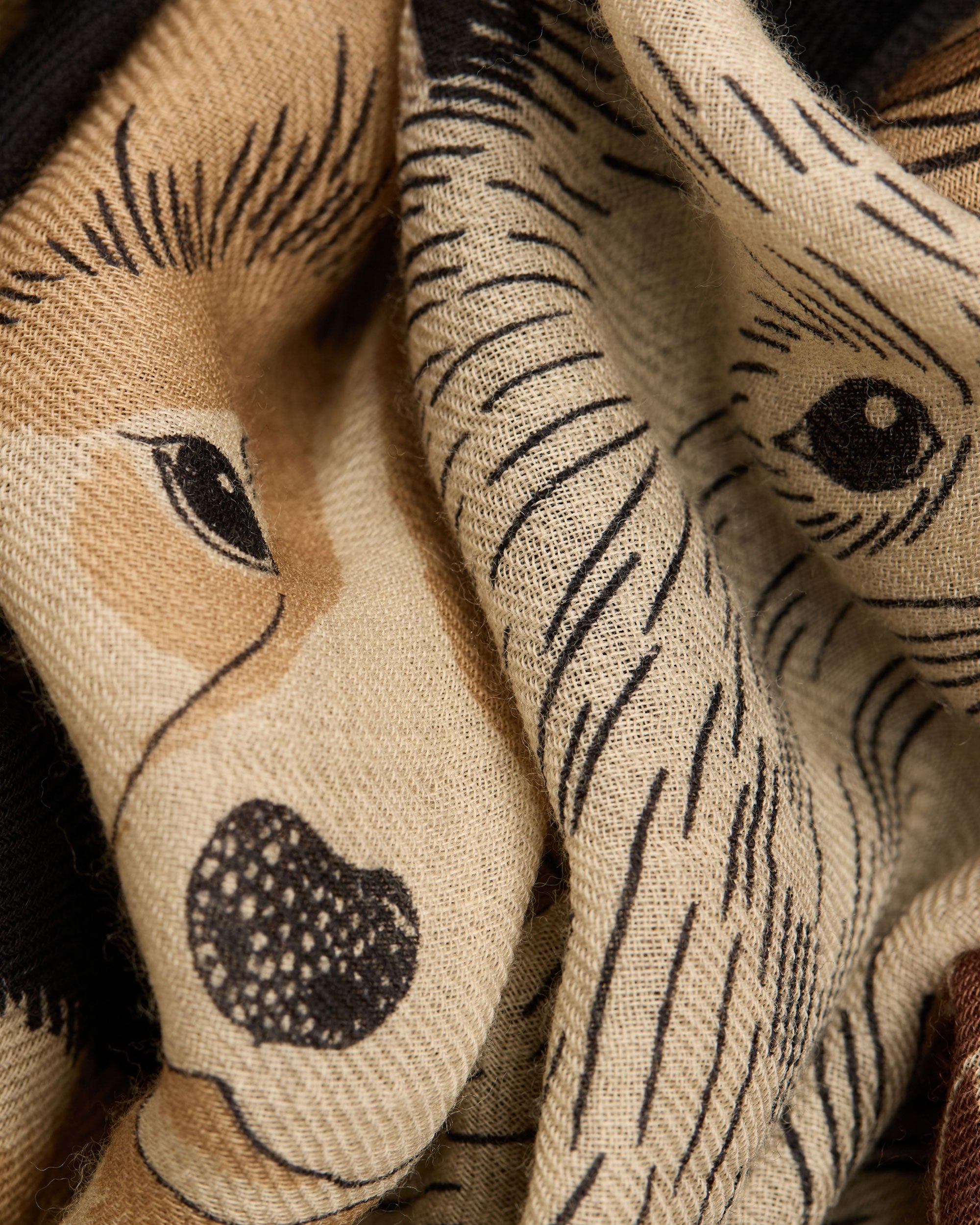 Inoui Editions Etole 100 Toutou Black/Noir Scarf