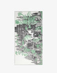 Inoui Editions Scarf 100 Piranesi Green Scarf
