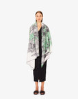 Inoui Editions Scarf 100 Piranesi Green Scarf