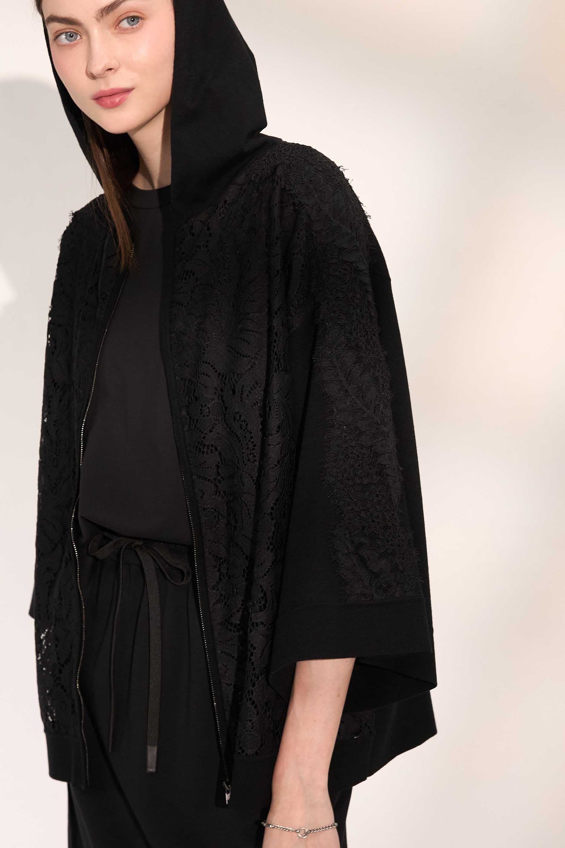 NORAH SUE Lace Blouson