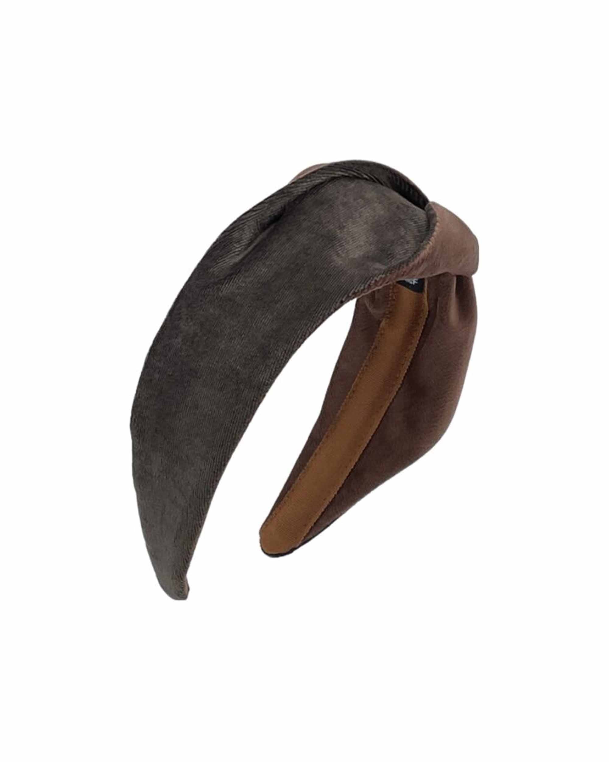 JENNIFER OUELLETTE Ultra Suede Two Tone Sweetheart Headband