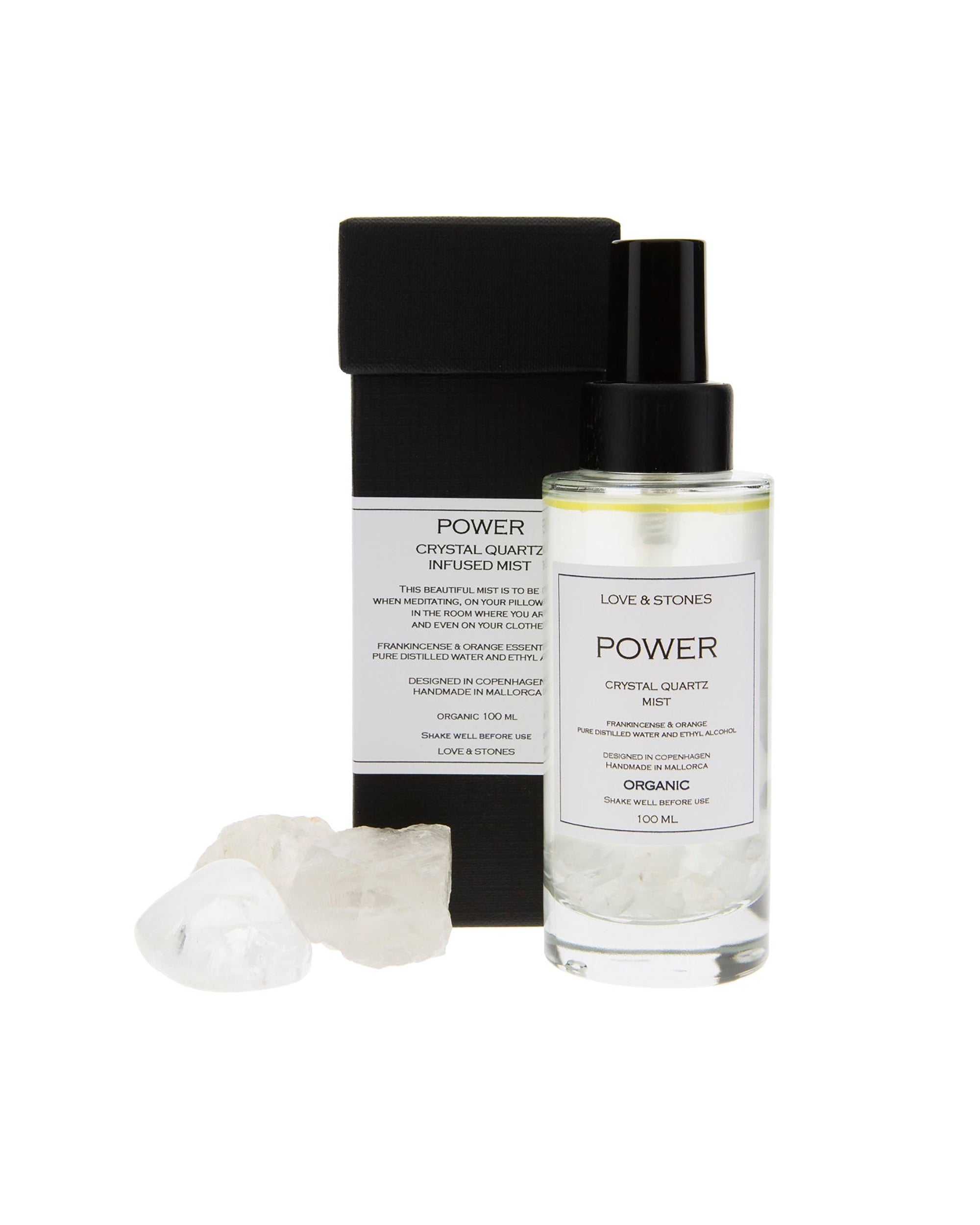LOVE & STONES Mist Power Crystal Quartz 100ml