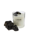 LOVE & STONES Glass Heal Tourmeline Crystal Scented Candle 290ml