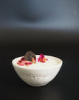 LOVE & STONES Mini Forever White Ceramic Candle 160ml