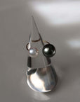 NEUF Akoya Pearl Horizontal Ring