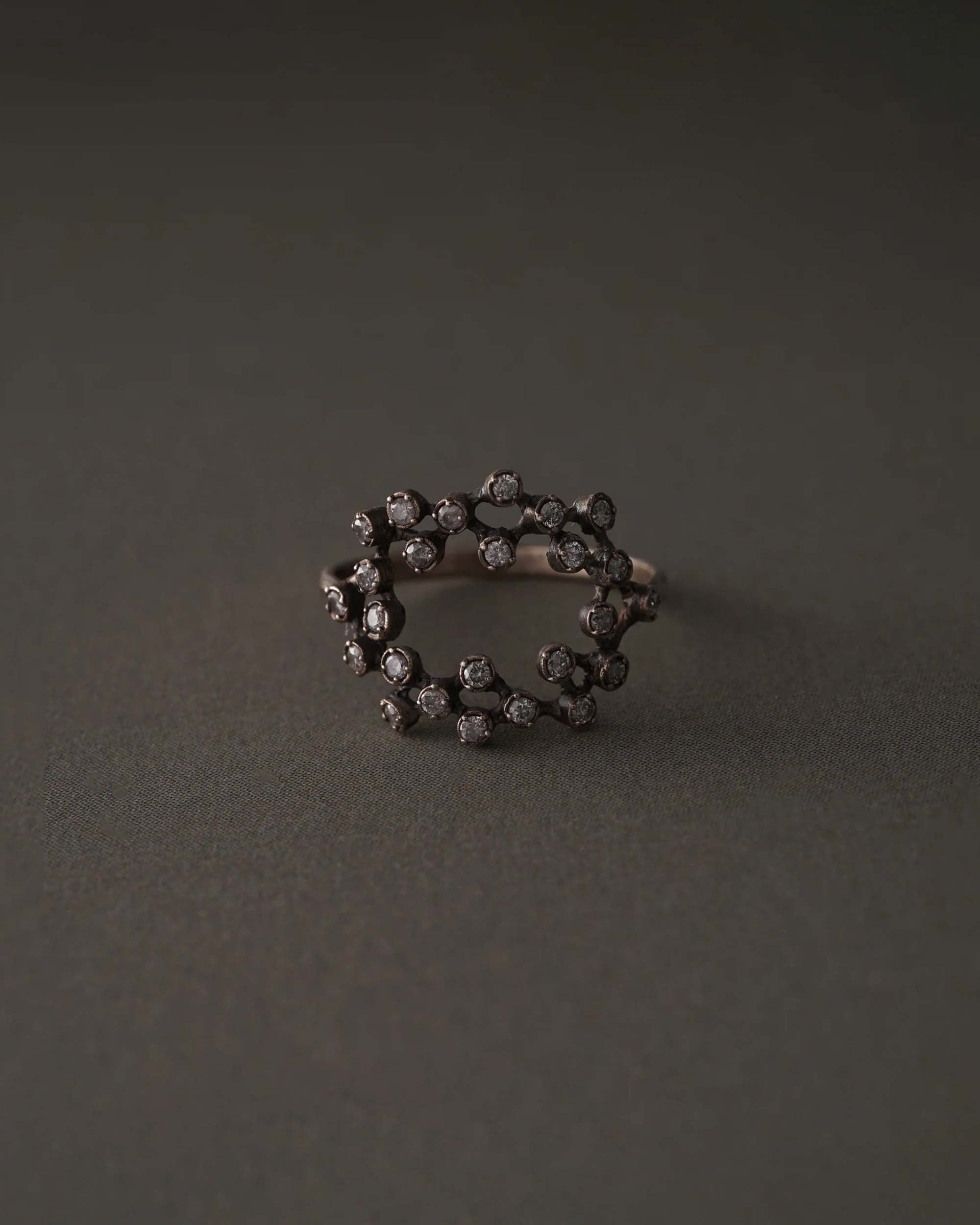 NOGUCHI White Dia Tsubu Ring