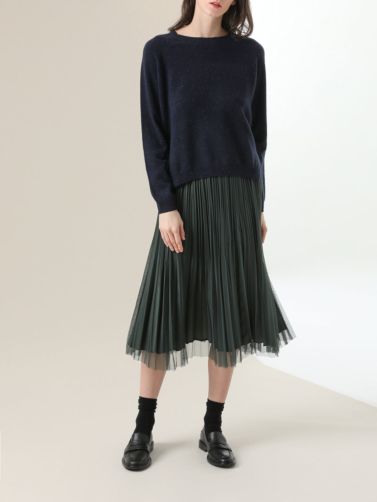 NORAH SUE 100% Cashmere Top