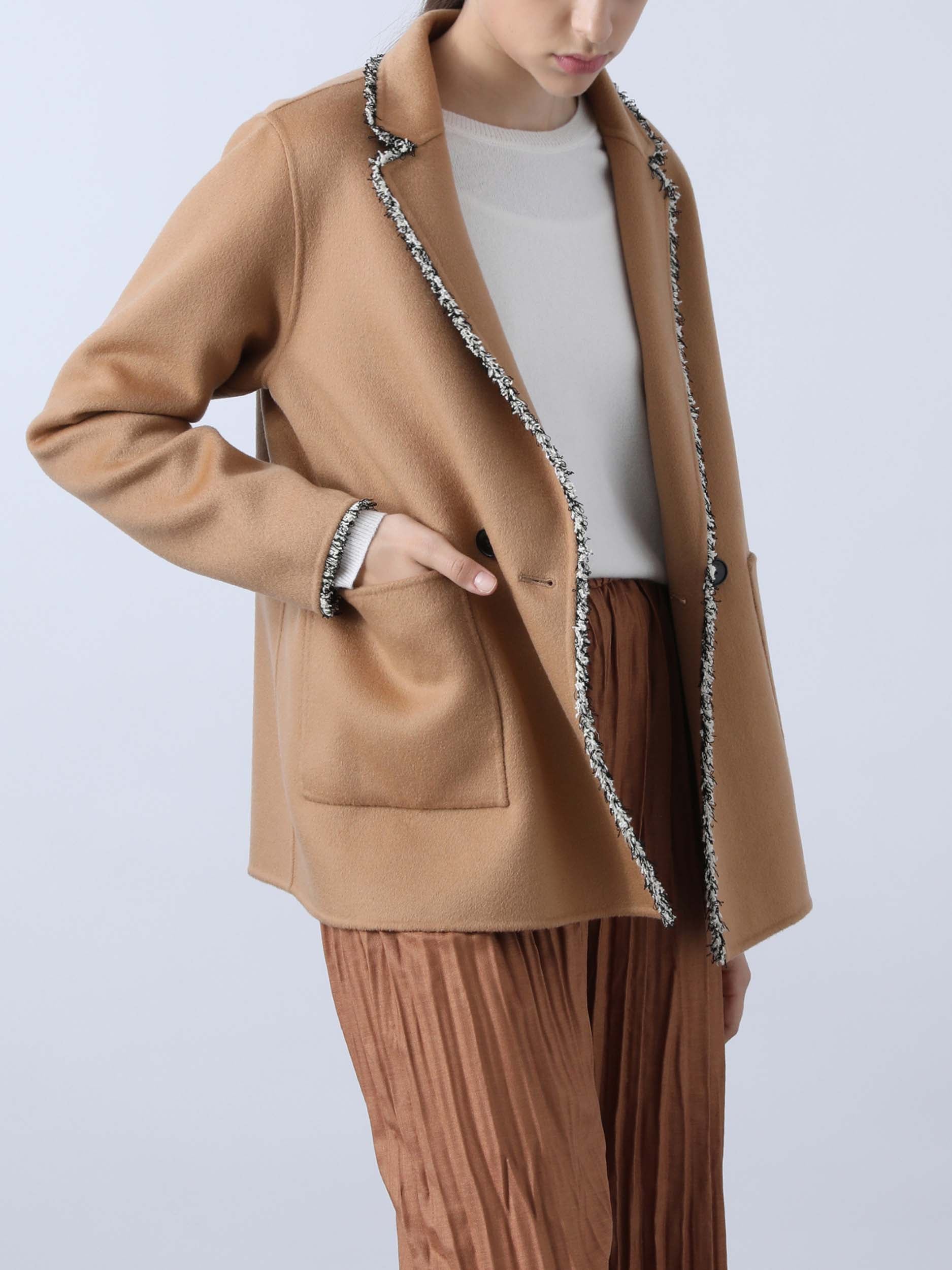 NORAH SUE Pure Cashmere Blazer