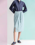 NORAH SUE Ribbon Tight Skirt