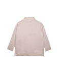 NORAH SUE Cashmere Square Cut Long Sleeves Top
