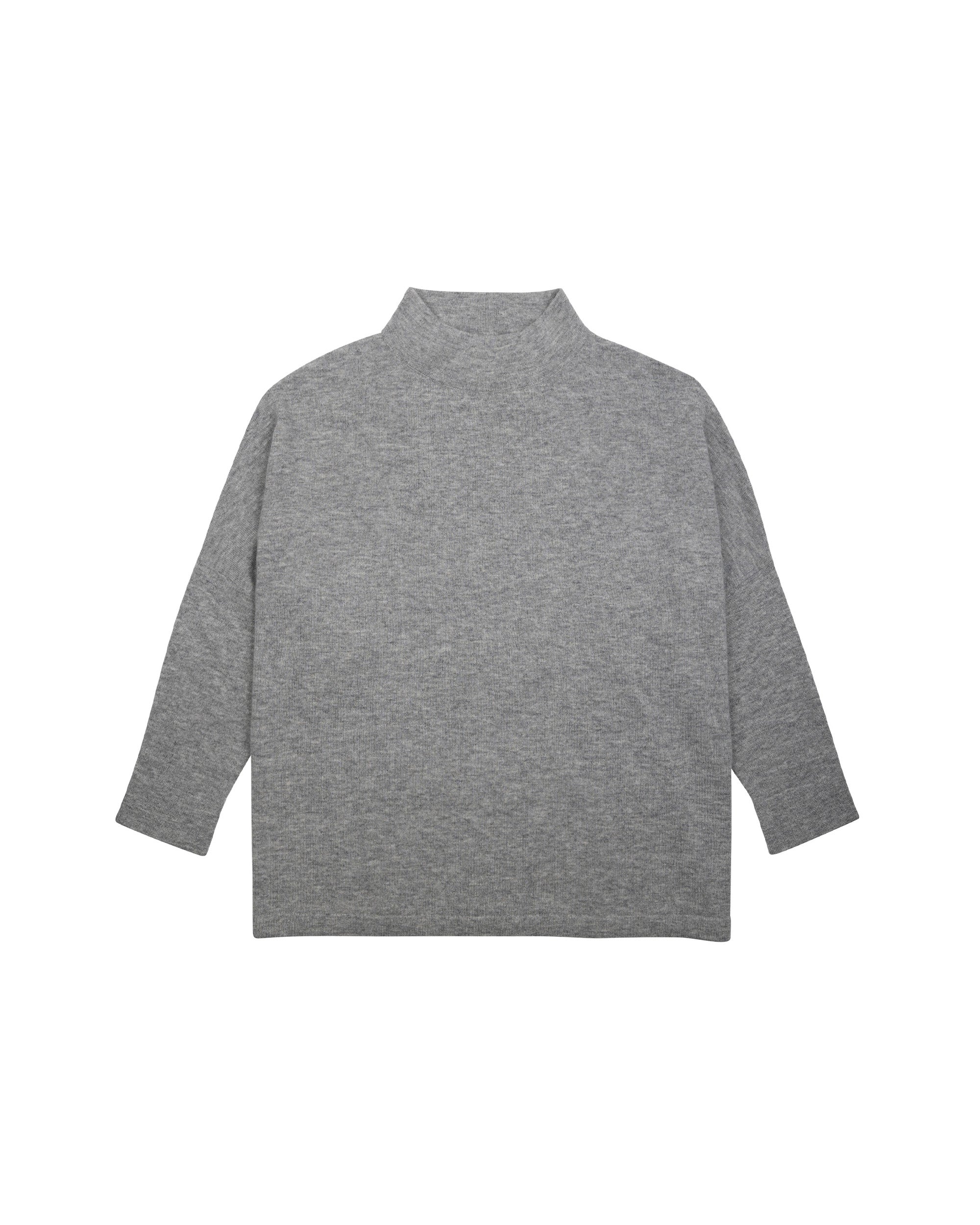 NORAH SUE Cashmere Square Cut Long Sleeves Top